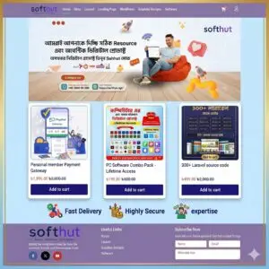 Softhut Digital product selling website