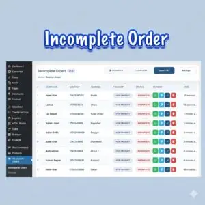 Incomplete Order Tracker Plugin v3.7